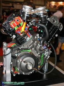 2007 Cycle World IMS - 2008 Buell 1125R - Engine Cutaway